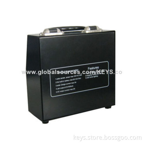 Portable solar power system solar lighting kit for outdoor, travel use